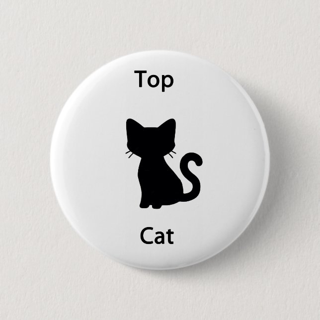Top Cat Button (Vorderseite)