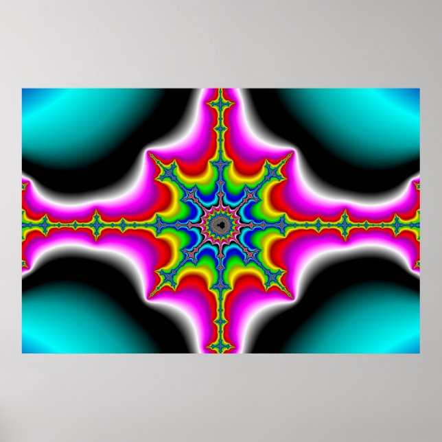 Top Dead Center - Fraktal Poster (Vorne)