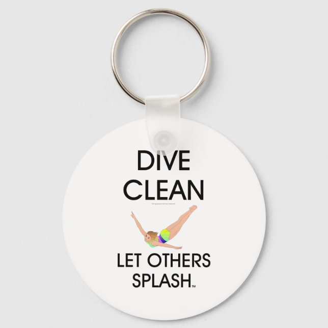 TOP Diving Clean Schlüsselanhänger (Vorderseite)