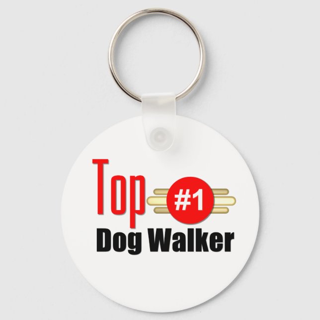 Top Dog Walker Schlüsselanhänger (Vorderseite)
