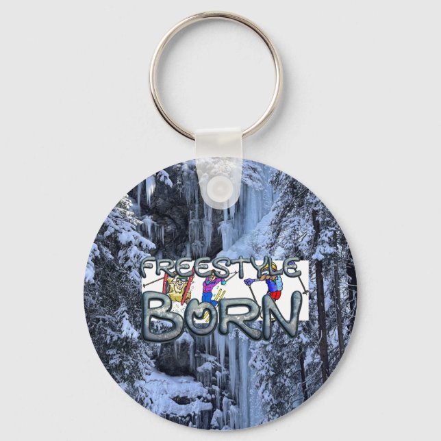 TOP Freestyle Ski Born Schlüsselanhänger (Vorderseite)