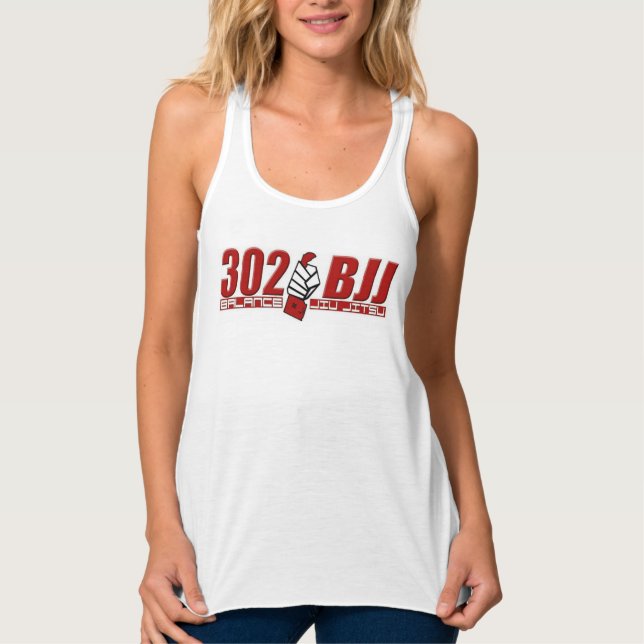 Top- für Frauen mit schlankem Rücken Tank Top (Vorderseite)