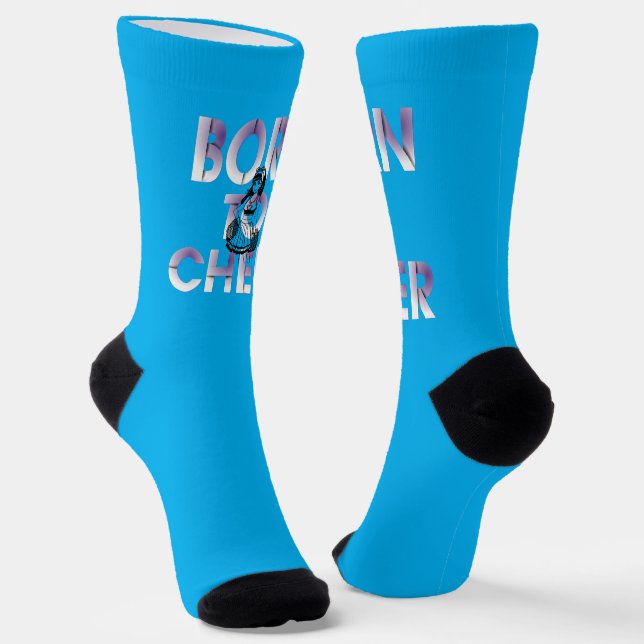 TOP Geboren zu jubeln Socken (Gewinkelt)