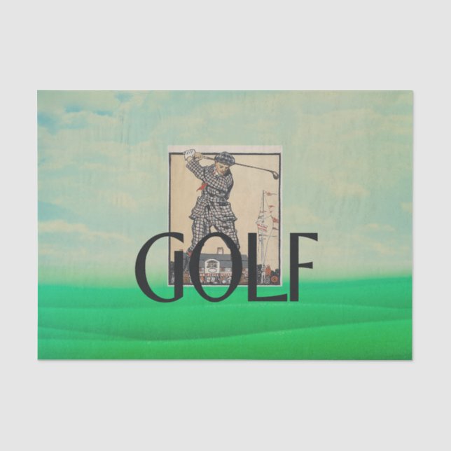TOP Golf Old School Seidenpapier (Vorderseite)