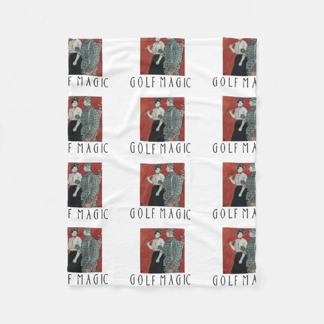 TOP Golf Paare Fleecedecke (Vorderseite)