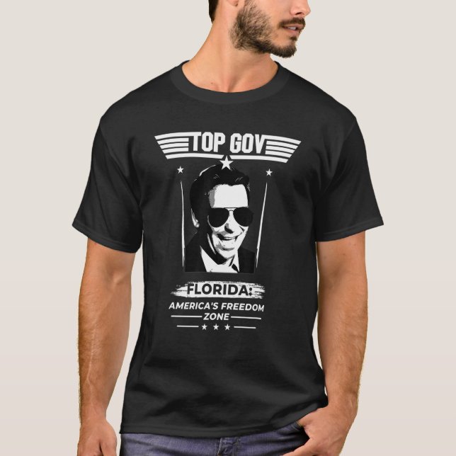 Top Gov Ron Desantis Florida Amerikas Freiheitszon (Vorderseite)