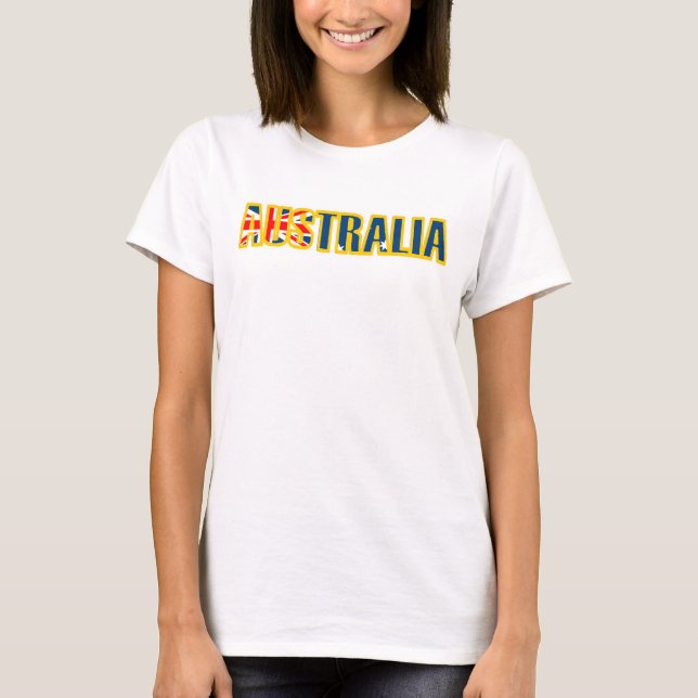 Top-Grafik für Australien T-Shirt (Vorderseite)
