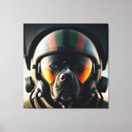 TOP GUN ACE DOG ART DRUCKSERIE NR. 2 LEINWANDDRUCK