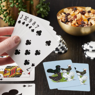 Top Hat Chicken Quartett Spielkarten