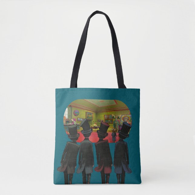 Top Hat Herren Tote Tasche (Vorderseite)