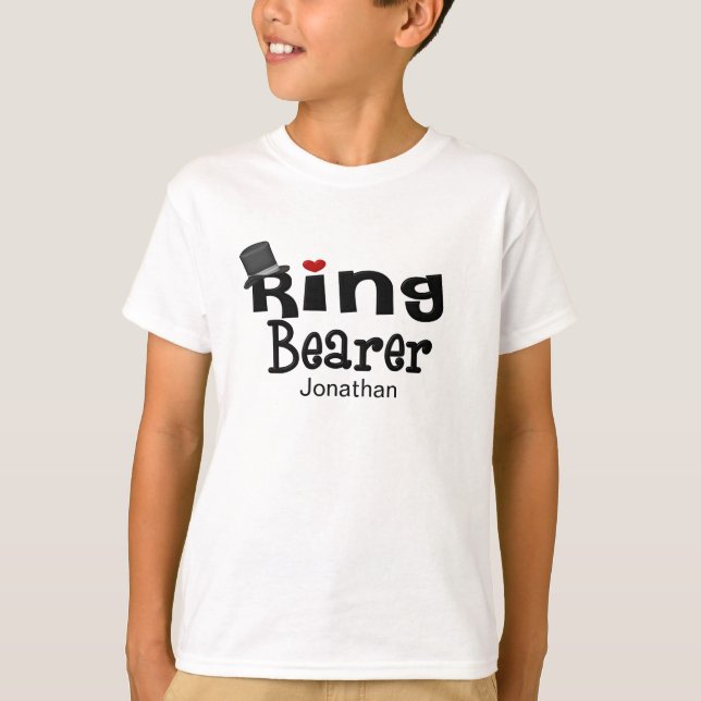 Top-Hat-Ring-Träger T-Shirt (Vorderseite)