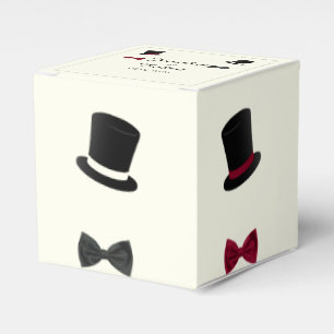 Top Hats und Bow Krawatte Gay Gastgeschenk Hochzei Geschenkschachtel
