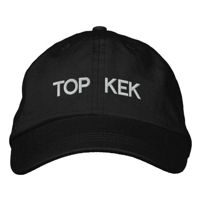 Top Kek Hat Bestickte Kappe (Vorderseite)