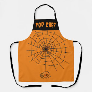 "Top Koch". Halloween Spider Schürze