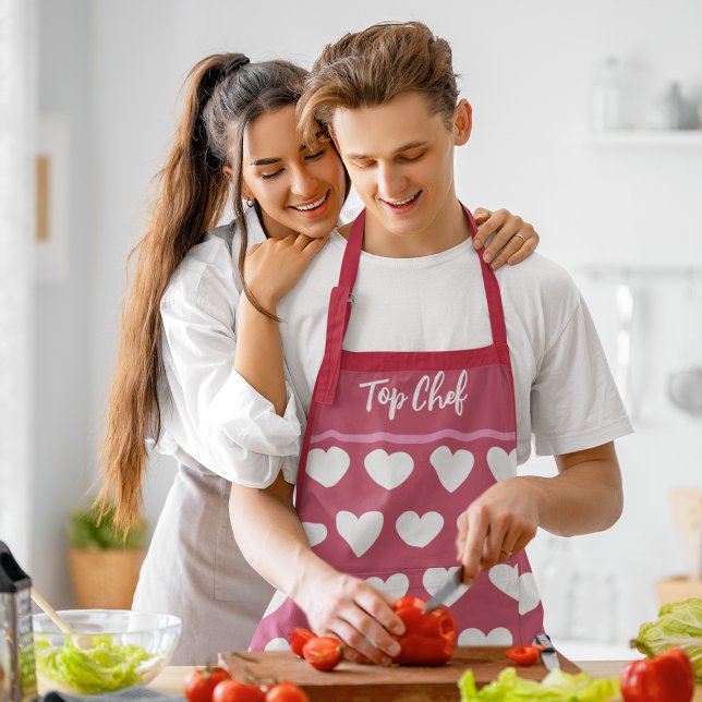 "Top Koch" Liebe zum Kochen Valentinische Schürze (Von Creator hochgeladen)