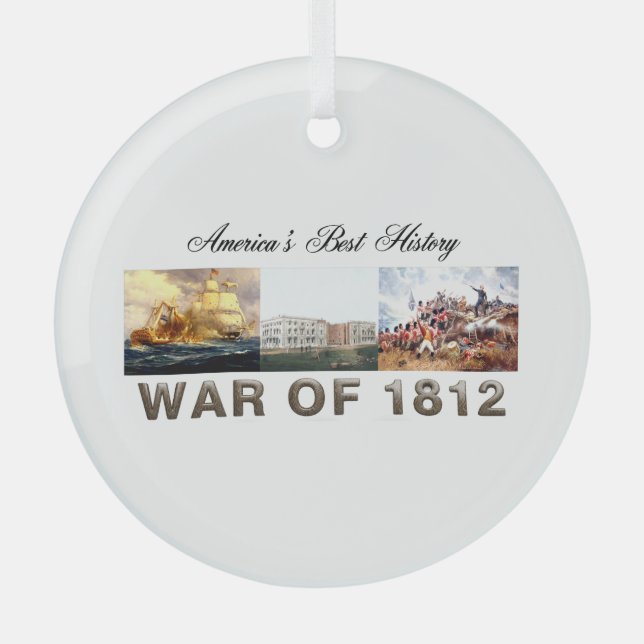 TOP-Krieg von 1812 Glasschmuck Ornament Aus Glas (Vorderseite)