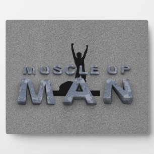 TOP Muscle Up Man Fotoplatte