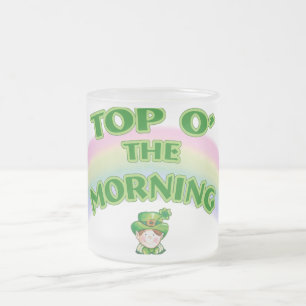 Top O' Le Matin Pour Vous Mug De Verre