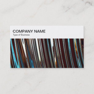 Top-Panel - Abstrakte Metallic Business Card Visitenkarte