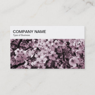 Top Panel - Cherry Blossom Business Card Visitenkarte