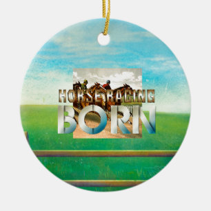 TOP Pferderennen Geborenes Ornament