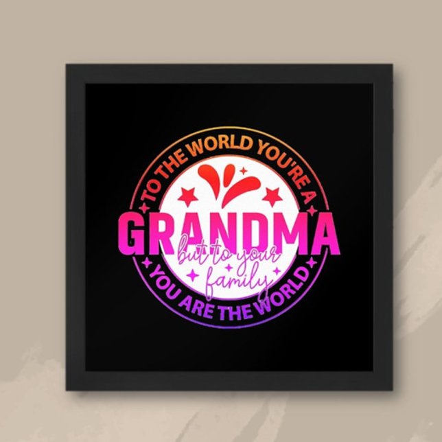 Top Pick! Sondergeschenk Oma Poster (Von Creator hochgeladen)