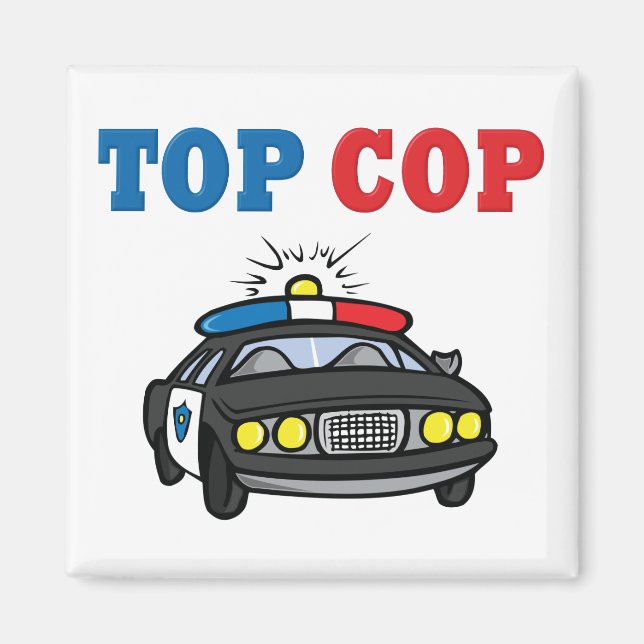 Top-Polizist Magnet (Vorne)