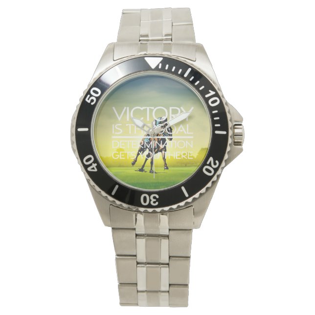 TOP Racing Siegeslogan Armbanduhr (Vorderseite)
