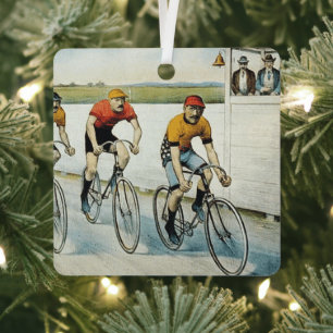 TOP Radfahren Alte Schule Metal Ornament Aus Metall