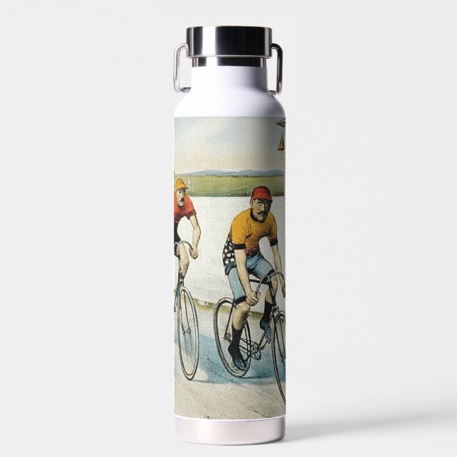 TOP Radfahren Alte Schule Trinkflasche (Vorne)