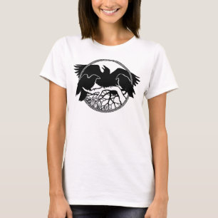 Top Raven Crow Art Ladys Top