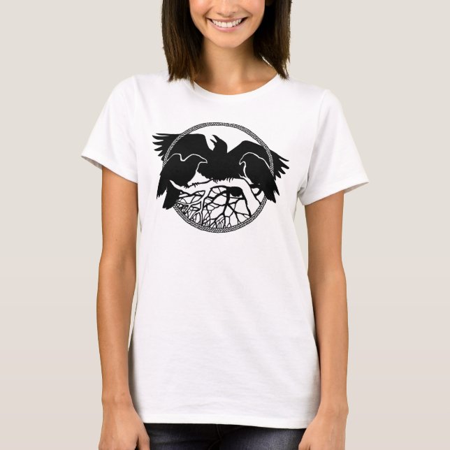 Top Raven Crow Art Ladys Top (Vorderseite)