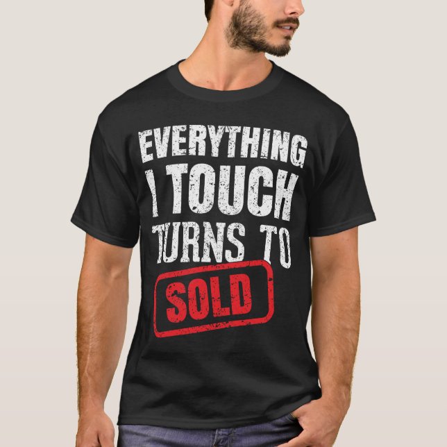Top Realtor Distress T - Shirt (Vorderseite)