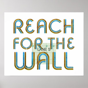 TOP-Reichweite für die Mauer Poster