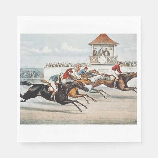 TOP-Rennen zum Sieg Serviette (Vorderseite)