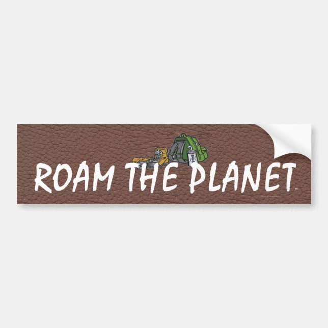 TOP Roam the Planet Autoaufkleber (Vorne)