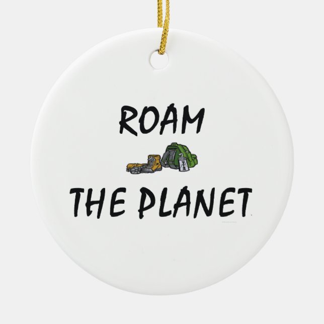 TOP Roam the Planet Keramikornament (Vorne)
