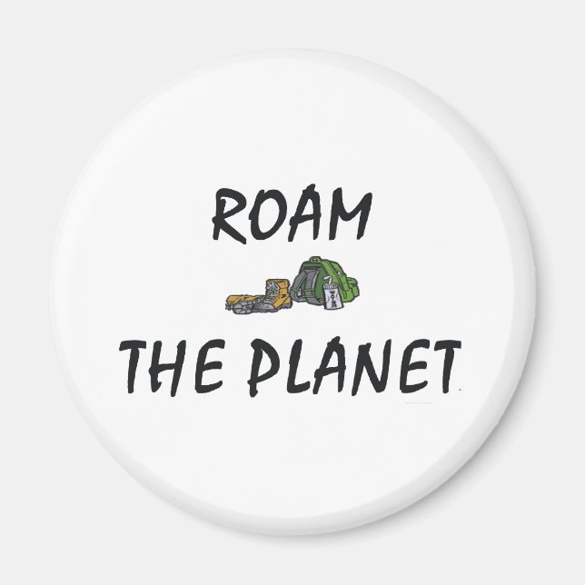 TOP Roam the Planet Magnet (Vorne)