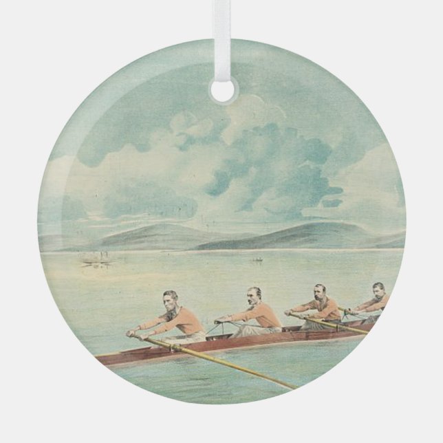 TOP Rower Glass Ornament (Vorderseite)