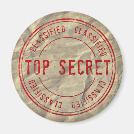 Top Secfidential auf Kraft Paper Magnet