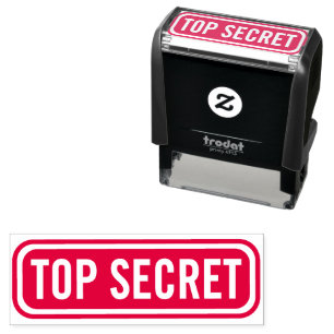 Top Secret Briefmarke Permastempel