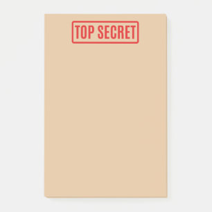 Top Secret Post-it Notes Post-it Klebezettel