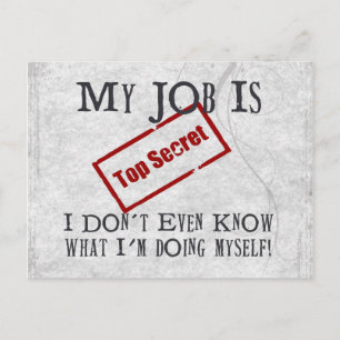 Top Secret! Postkarte