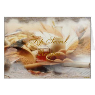 Top Secret Rezept Card