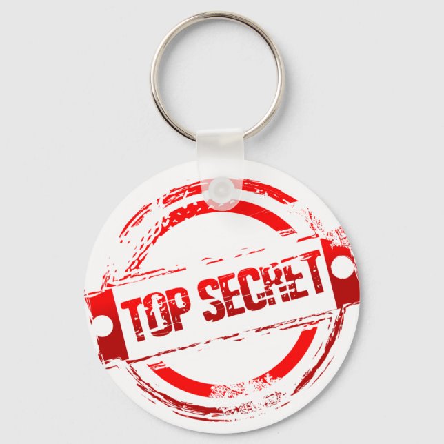 Top Secret Schlüsselanhänger (Vorderseite)