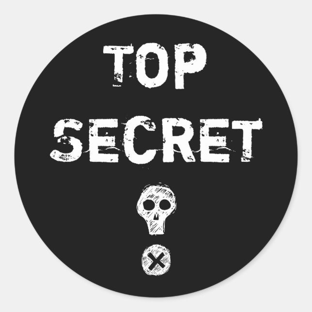 Top Secret Scully Aufkleber (Vorderseite)