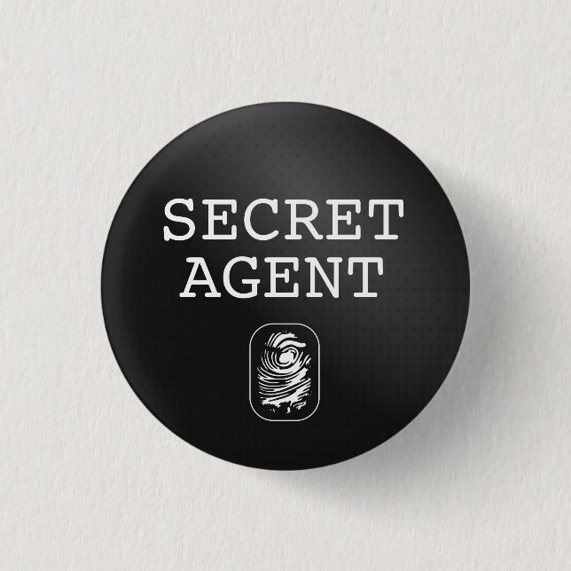 Top Secret / Secret Agent / Classification Button (Vorderseite)