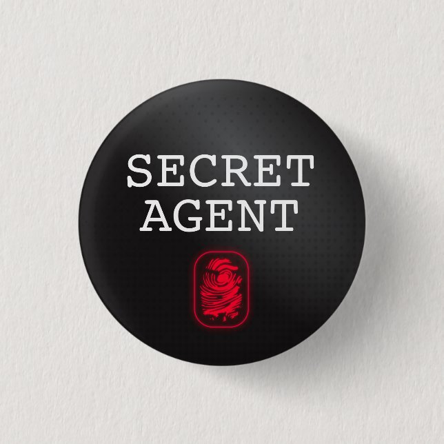 Top Secret / Secret Agent / Classification Button (Vorderseite)