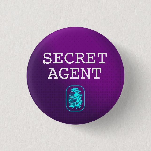 Top Secret / Secret Agent / Classification Button (Vorderseite)