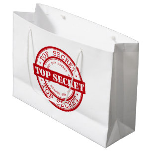 Top Secret Siegel Große Geschenktüte